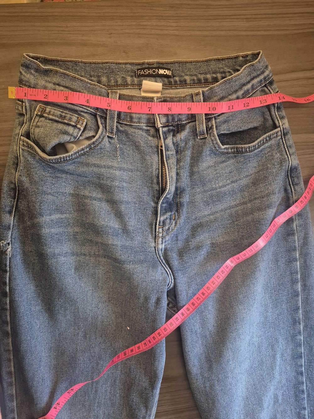 Fashion Nova Light Blue Boyfriend Jeans - Picture 12 of 14